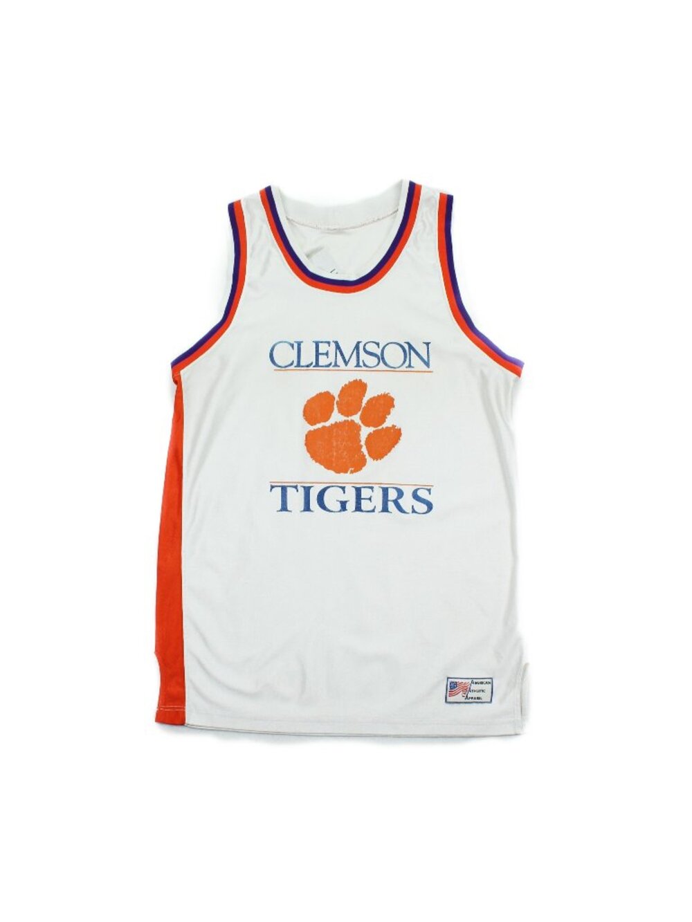 Vintage Clemson Tigers Basketball Jersey M